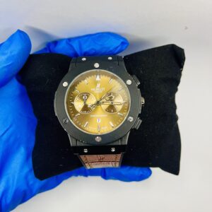 Hublot Classic Fusion Chronograph with Brown Dial and Brown Leather Strap